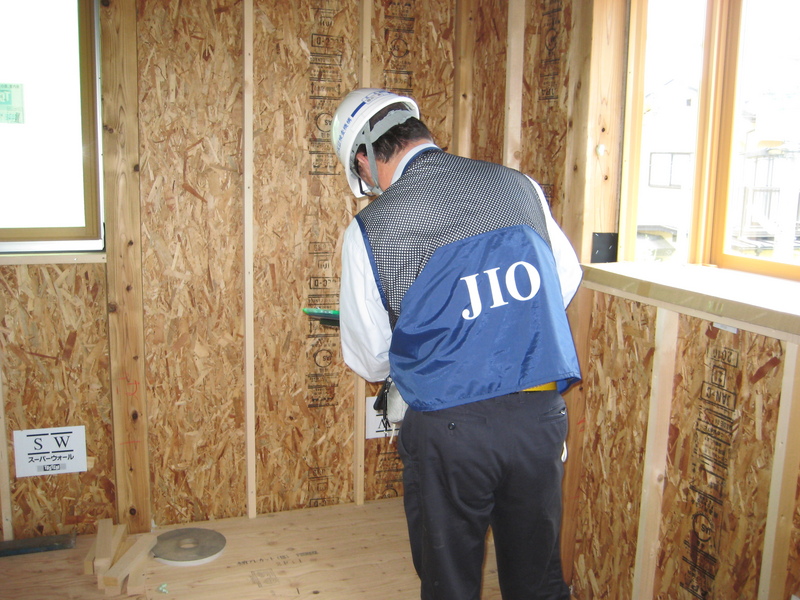 　日本住宅保証検査機構による構造躯体・防水検査をおこないます。