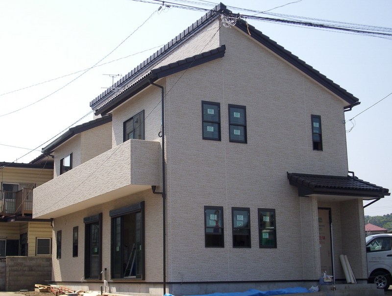 高気密高断熱広いリビングのあるシンプルモダン住宅　日立市大久保町